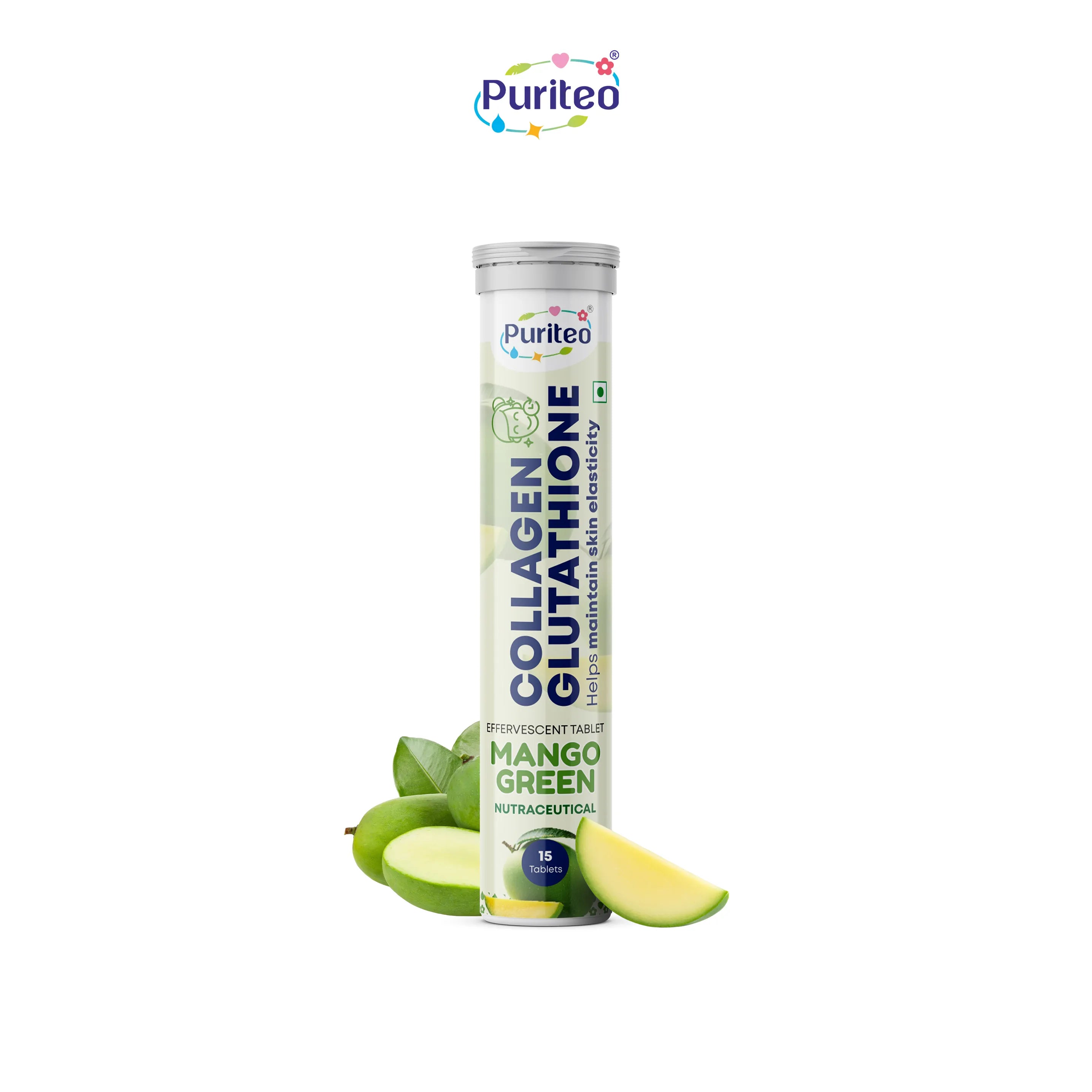Puriteo Collagen & Glutathione Effervescent | Radiant Skin Support