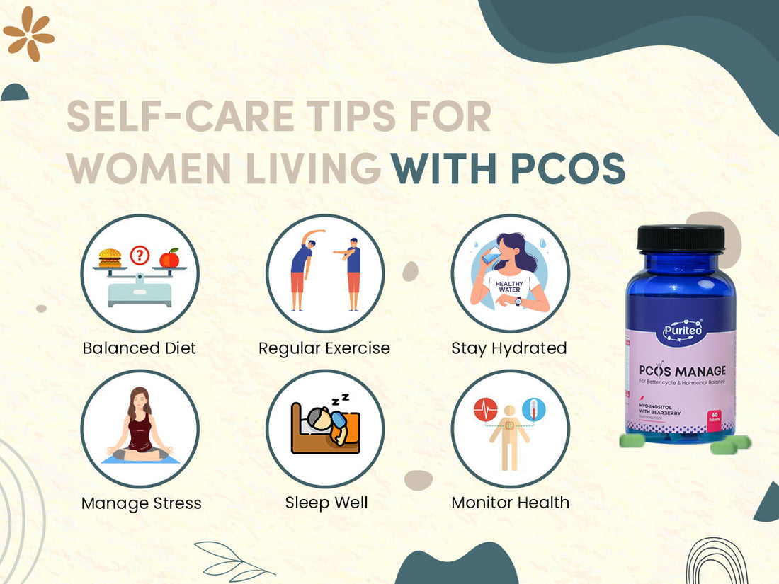 Pcos Tips PCOS Self-Care Guide with Supplements & Tips – Puriteo