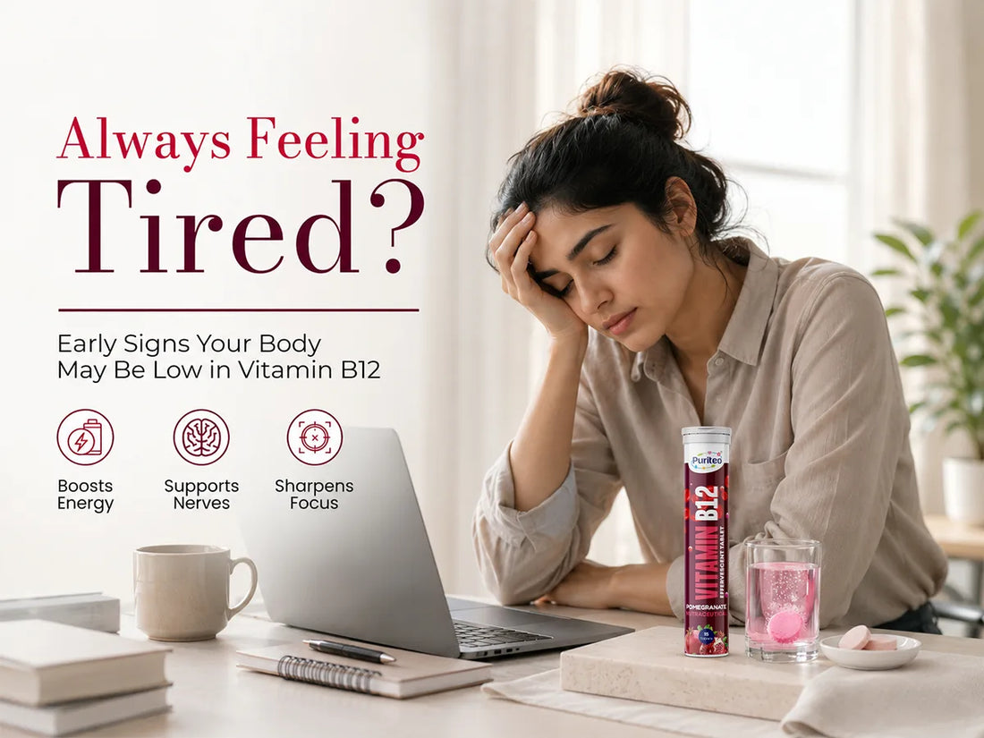 Always Feeling Tired? 7 Early Signs Your Body May Be Low in Vitamin B12