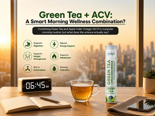 Green Tea + ACV: A Smart Morning Wellness Combination? Benefits, Myths & Best Practices