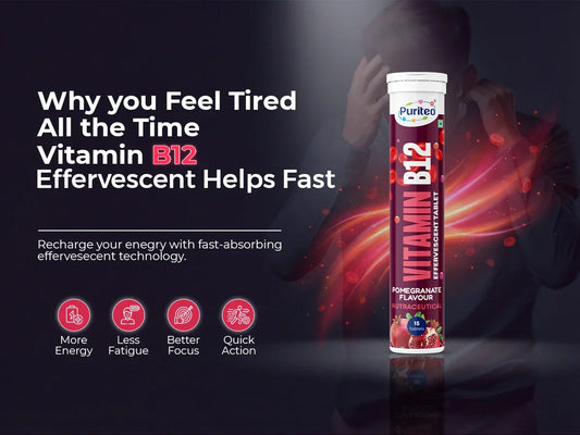 Why You Feel Tired All the Time — And How Vitamin B12 Effervescent Helps Fast