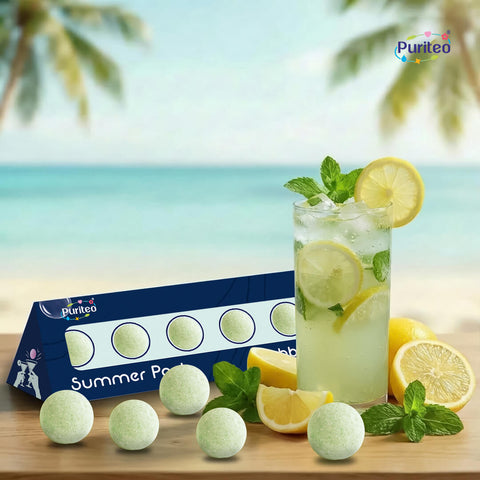 Puriteo Bubbly Bombs Shikanji – Heritage Lemon Spice Refresher | Summer Special Pack