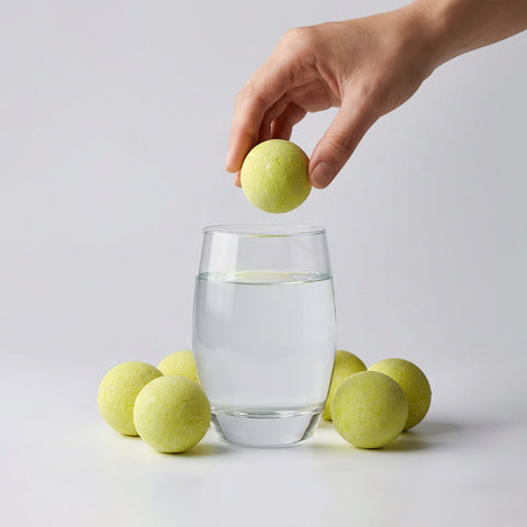 Puriteo Bubbly Bombs Pina Colada – Tropical Paradise Fizzy Drink  | Summer Special Pack