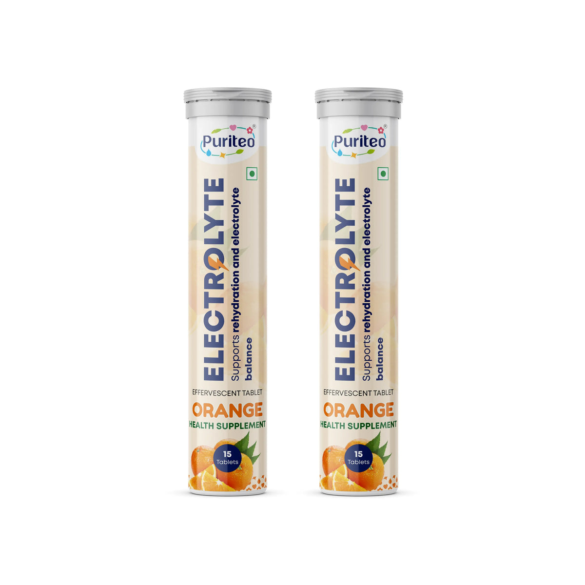 Puriteo Electrolyte Effervescent Tablets – Hydration Boost, Energy Recovery & Electrolyte Balance Support