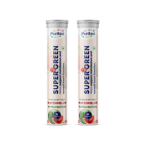 Puriteo Super Green Effervescent Tablets