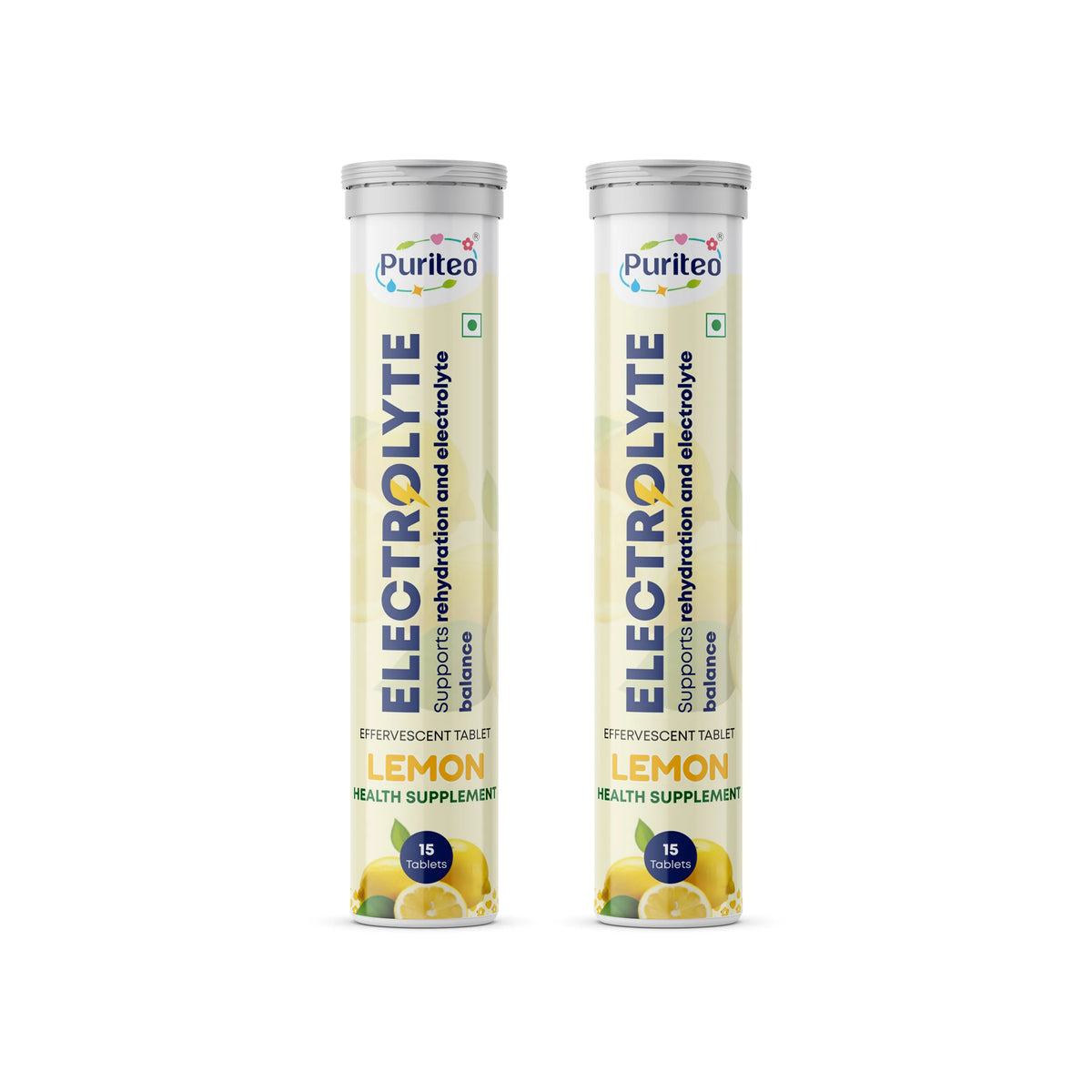 Puriteo Electrolyte Effervescent Tablets – Hydration Boost, Energy Recovery & Electrolyte Balance Support