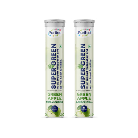 Puriteo Super Green Effervescent Tablets