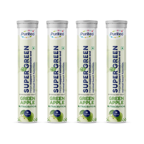 Puriteo Super Green Effervescent Tablets