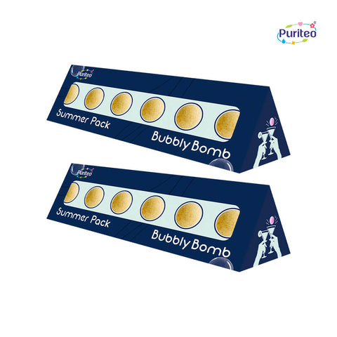 Puriteo Bubbly Bombs Orange – Sunny Orange Mocktail Fizz | Summer Special Pack