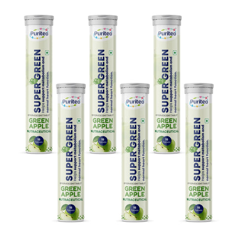 Puriteo Super Green Effervescent Tablets