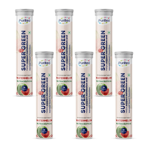 Puriteo Super Green Effervescent Tablets