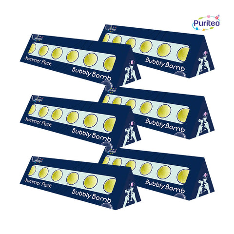 Puriteo Bubbly Bombs Nimbu Pani – Classic Lemon Sparkler | Summer Special Pack