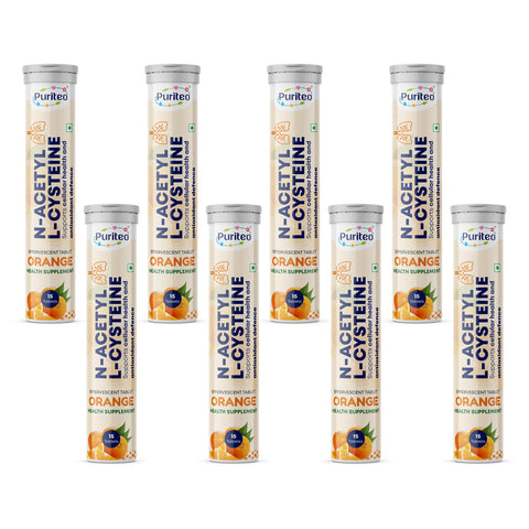Puriteo N-Acetyl L-Cysteine Effervescent Tablets with Vitamin C – Detox, Immunity & Wellness