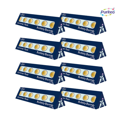 Puriteo Bubbly Bombs Orange – Sunny Orange Mocktail Fizz | Summer Special Pack