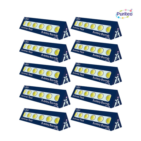 Puriteo Bubbly Bombs Nimbu Pani – Classic Lemon Sparkler | Summer Special Pack