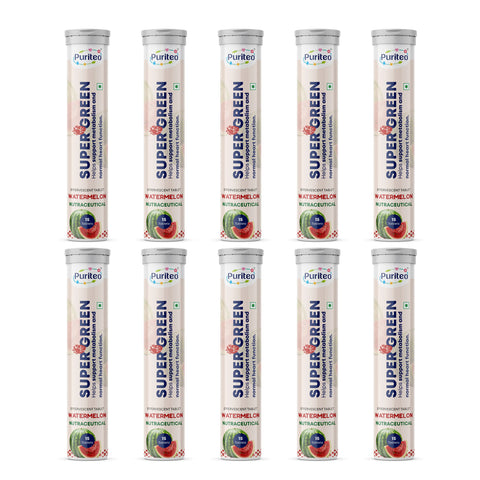 Puriteo Super Green Effervescent Tablets