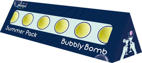 Puriteo One-Month Mocktail Pack: 5 Flavors, 30 Bubbly Bombs