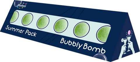 Puriteo One-Month Mocktail Pack: 5 Flavors, 30 Bubbly Bombs