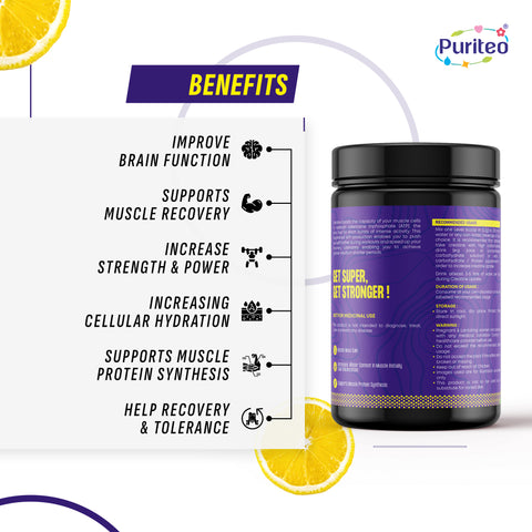 Creatine Monohydrate | Creatine Pre Workout Supplement | Creatine Supplement for Muscle Gain | Best Creatine Monohydrate