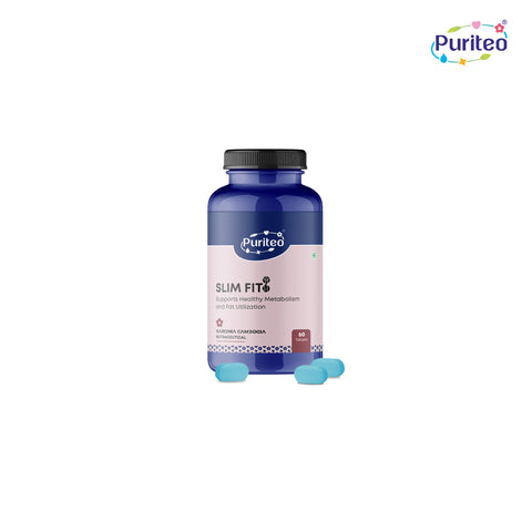 Puriteo Slim Fit Tablet - Garcinia Cambogia Formula | Boosts Metabolism & Curbs Cravings
