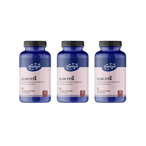 Puriteo Slim Fit Tablet - Garcinia Cambogia Formula | Boosts Metabolism & Curbs Cravings