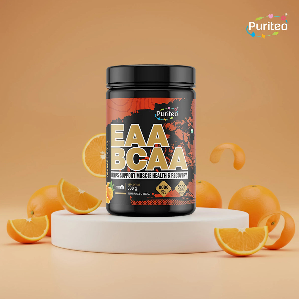 EAA + BCAA | EAA + BCAA Intra Workout Supplement | EAA Powder For Muscle Gain | BCAA For Muscle Recovery | Pre Workout Amino Acid Supplement