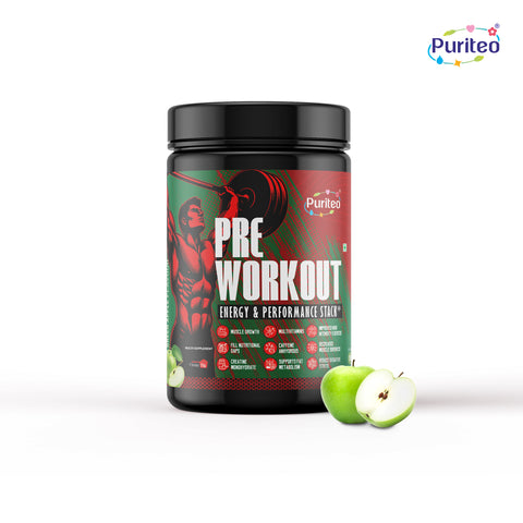 Pre-Workout Powder | Improves Blood Flow | Workout Supplement | Boosting Energy and Endurance