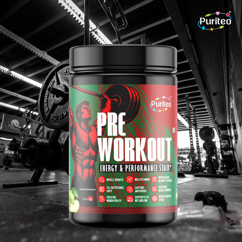 Pre-Workout Powder | Improves Blood Flow | Workout Supplement | Boosting Energy and Endurance