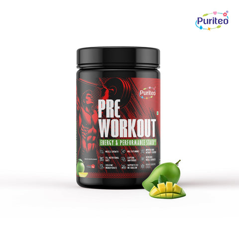 Pre-Workout Powder | Improves Blood Flow | Workout Supplement | Boosting Energy and Endurance