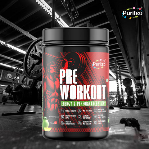 Pre-Workout Powder | Improves Blood Flow | Workout Supplement | Boosting Energy and Endurance