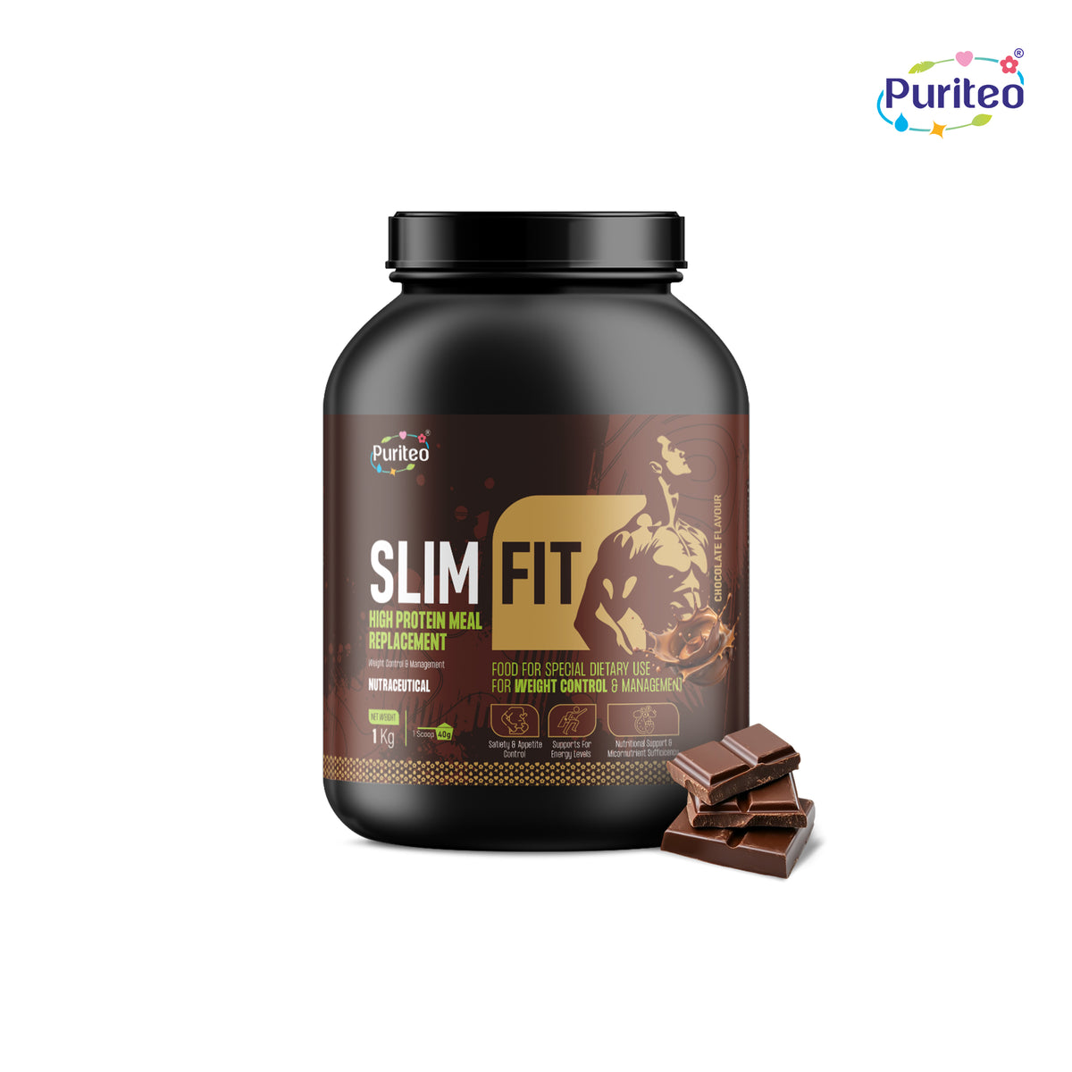 Slim Fit - High Protein Meal Replacement | Slim Fit Powder | Weight Loss Powder | Slimming Powder | Slimfit Powder for Women | Effective Fat Loss Powder
