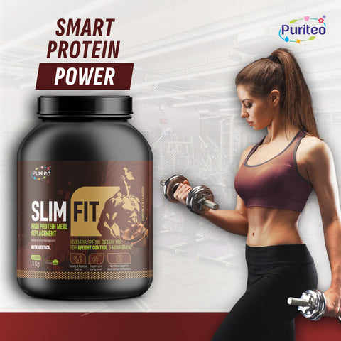 Slim Fit - High Protein Meal Replacement | Slim Fit Powder | Weight Loss Powder | Slimming Powder | Slimfit Powder for Women | Effective Fat Loss Powder
